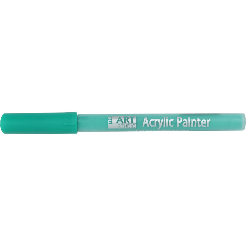 Cadet Blue The Art Studio Fine Tip Acrylic Painter Pen Emerald Pens and Markers