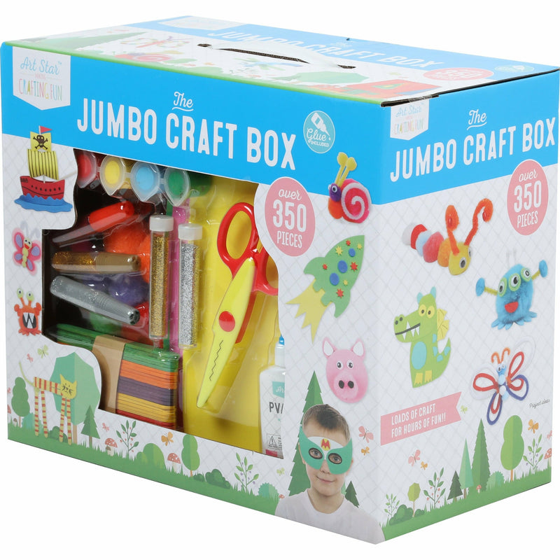 Goldenrod Art Star Jumbo Craft Box (350+ Pieces) Kids Craft Kits