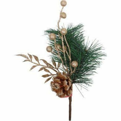 Dark Slate Gray Make A Merry Christmas  Winter Glitter Pinecone Christmas