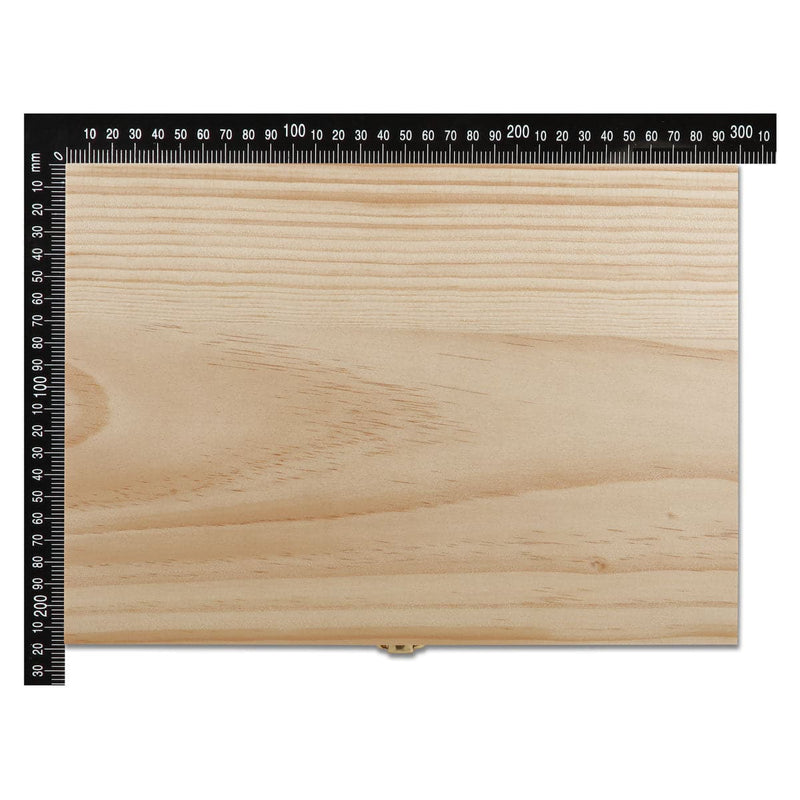 Tan Urban Crafter Rectangular Pine Gift Box with Latch 30x22x12cm Boxes