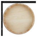Gray Urban Crafter Round Wooden Drinks Tray 35cm Diameter All Woodcraft