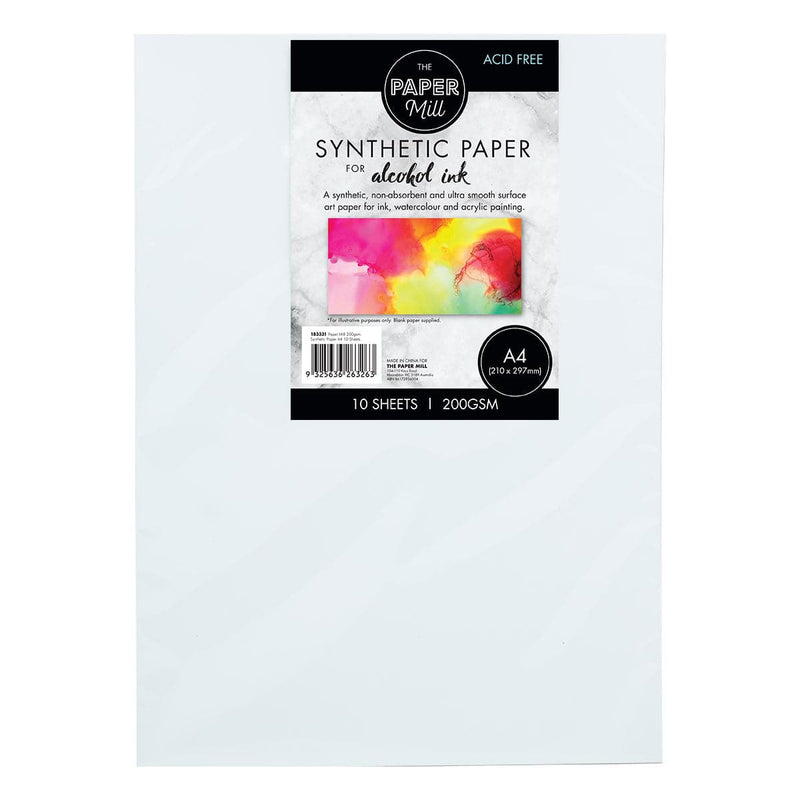 Lavender The Paper Mill A4 200gsm Synthetic Paper 10 Sheets Pads