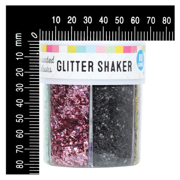 Dim Gray Art Star Glitter Flakes Shaker 80g Glitter