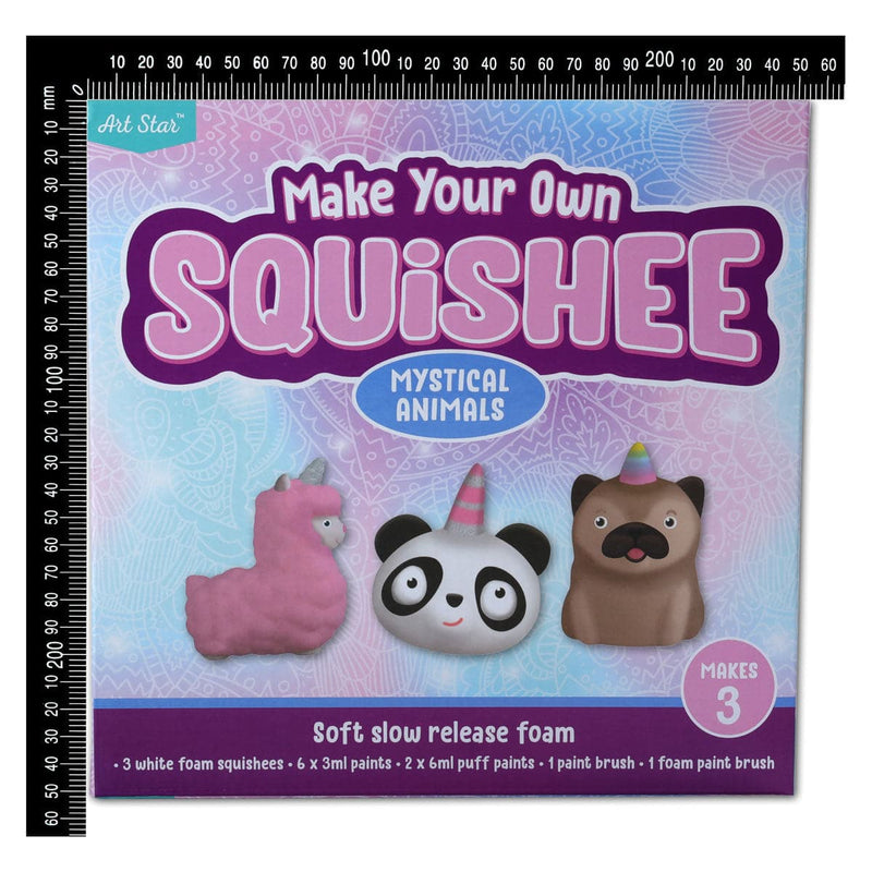 Rosy Brown Art Star Make Your Own Squishee Mystical Animals Makes 3 Kids Craft Kits