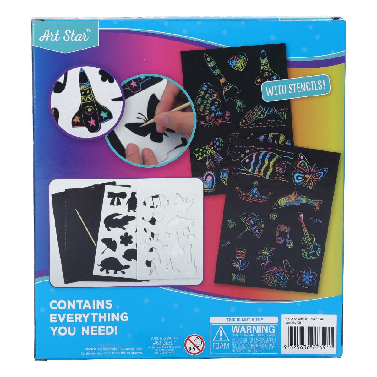 Art Star Scratch Art Activity Kit