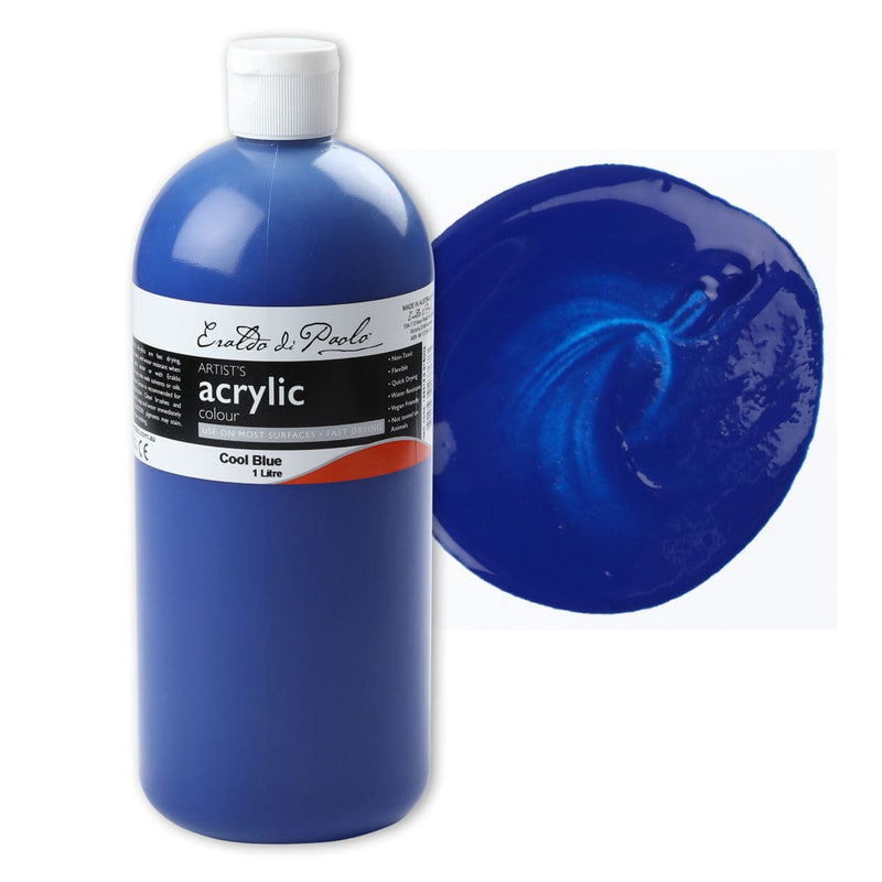Midnight Blue Eraldo Di Paolo Acrylic Paint Cool Blue 1L Acrylic Paints