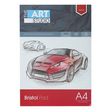Light Gray The Art Studio A4 Bristol Paper Vellum 250gsm, 20 sheets Pads