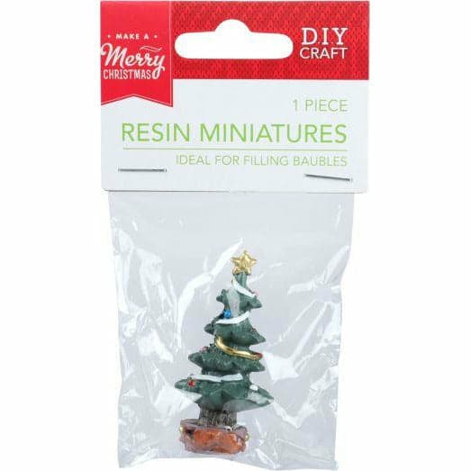 Lavender Make A Merry Christmas  Fillable Resin Xmas Tree 1Pc Christmas