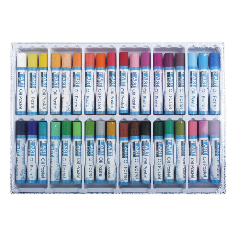 Light Steel Blue The Art Studio Oil Pastel Assorted Colours 36 Piece Set Pastels & Charcoal