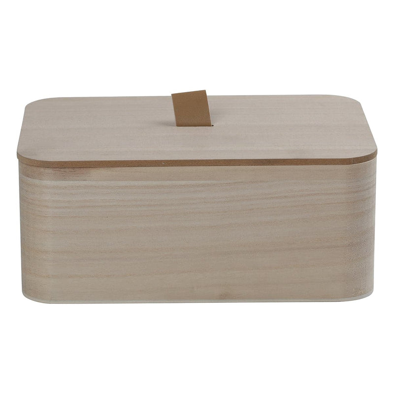 Rosy Brown Urban Crafter Paulowina Rectangle Box with Lid 24 x 16 x 10cm Boxes