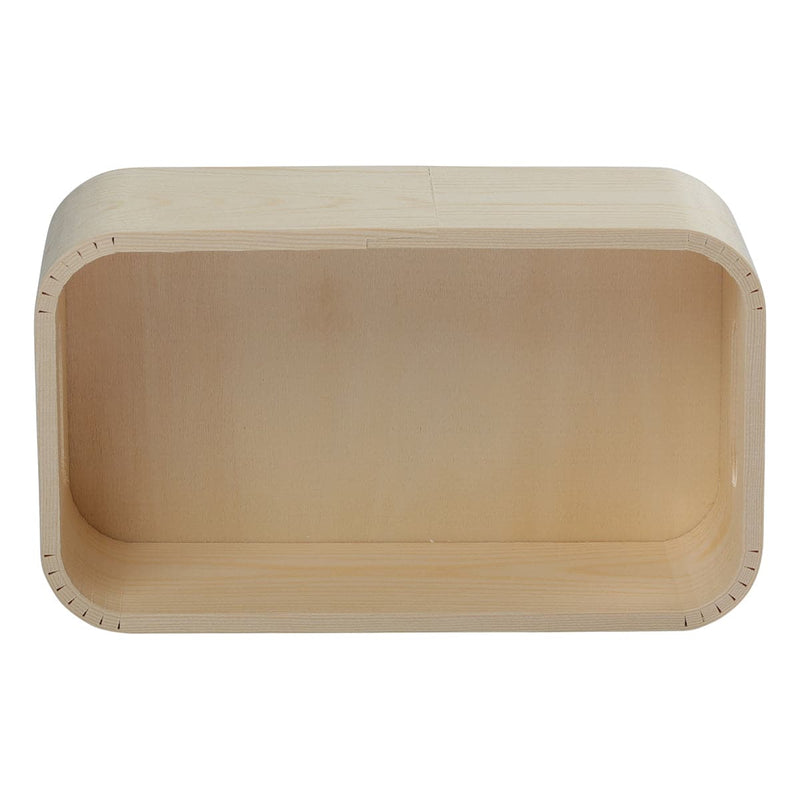 Rosy Brown Urban Crafter Curved Edge Rectangle Box 21 x 12 x 8cm Boxes