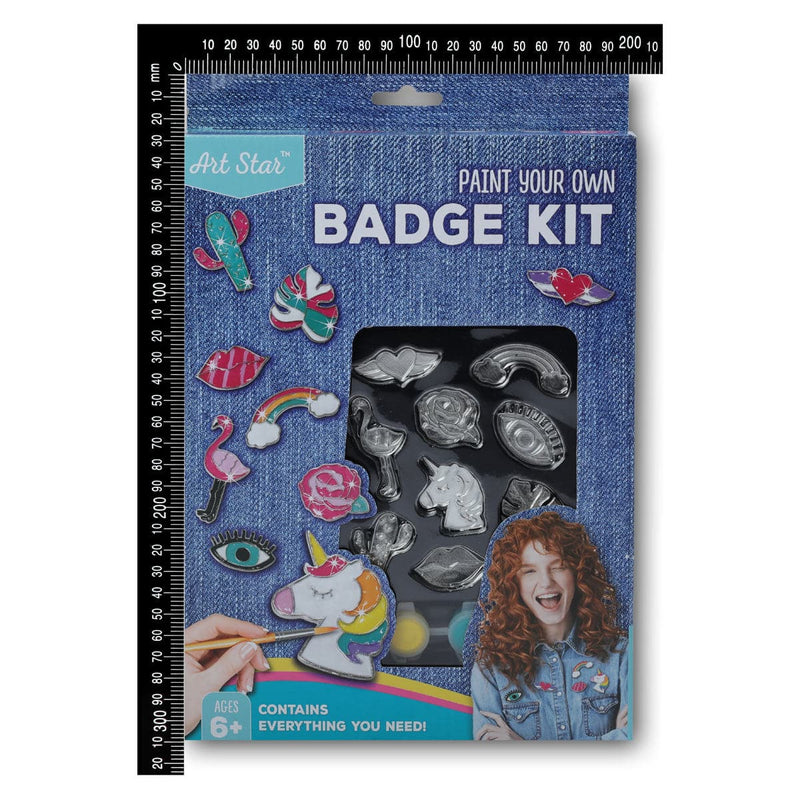 Dark Slate Blue Art Star Decorate Your Own Badge Kit Kids Craft Kits
