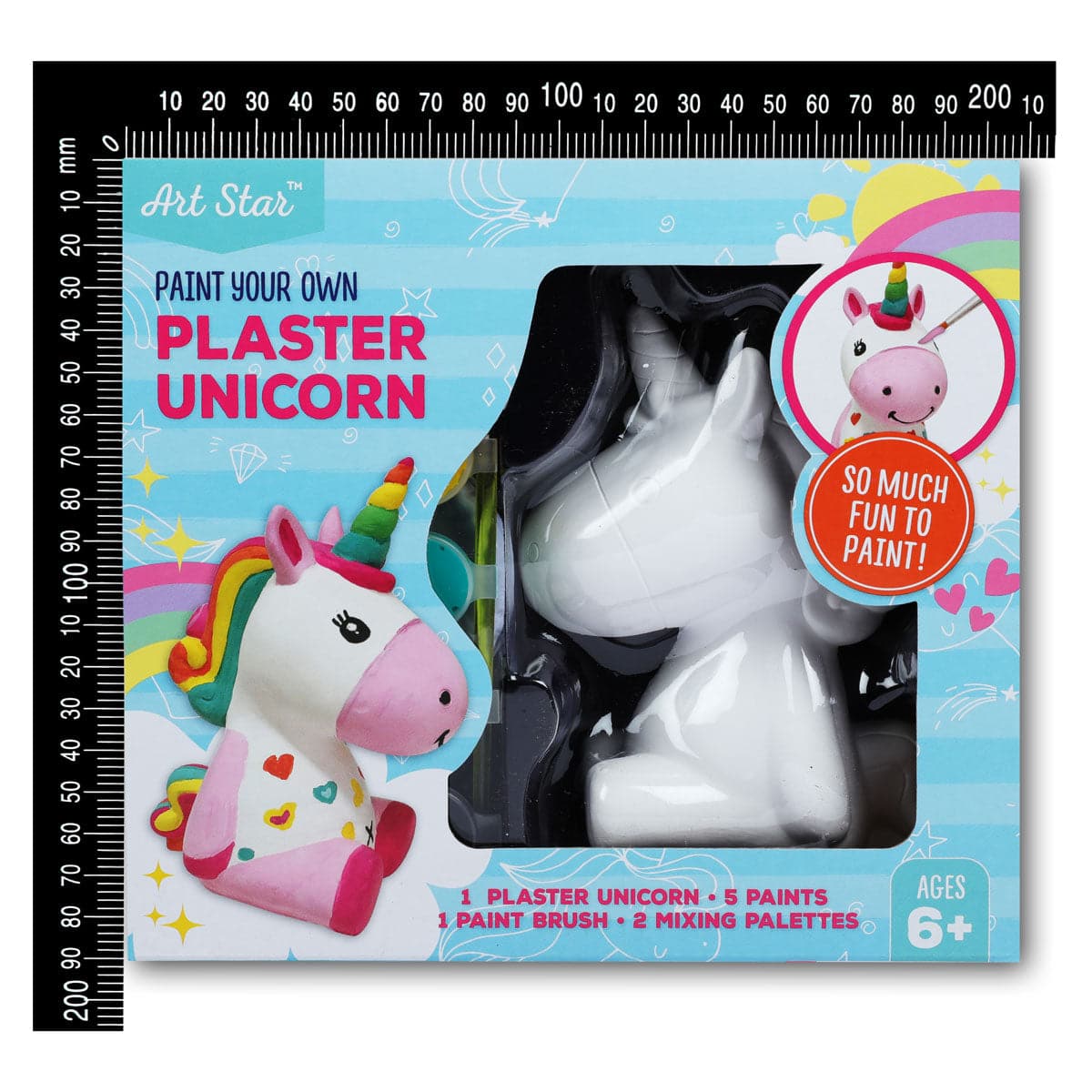 Art Star Paint Your Own Plaster Unicorn Kit