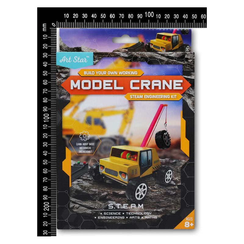 Goldenrod Art Star Build Your Own Model Crane STEAM Science Kit Kids STEM & STEAM Kits