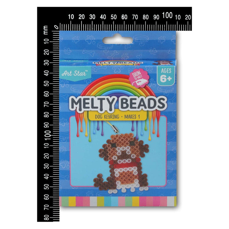 Steel Blue Art Star Melty Beads Dog Keyring Kit Kids Craft Kits