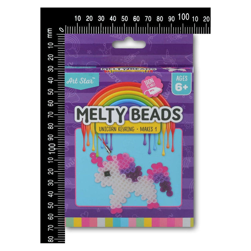 Dark Slate Blue Art Star Melty Beads Unicorn Keyring Kit Kids Craft Kits