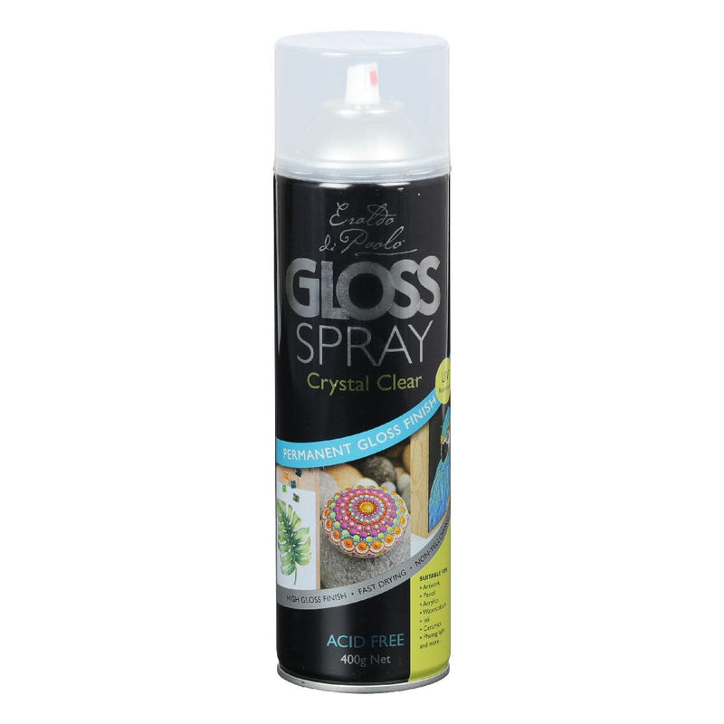 Black Eraldo Clear Gloss Spray 400g Painting Accessories
