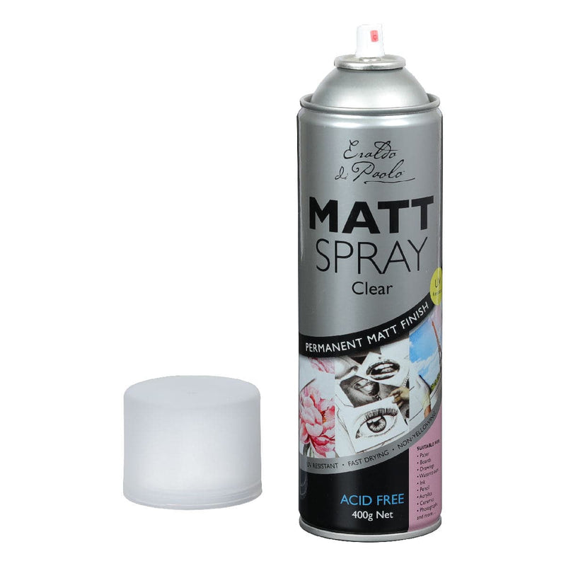 Slate Gray Eraldo Clear Matt Spray 400g Painting Accessories