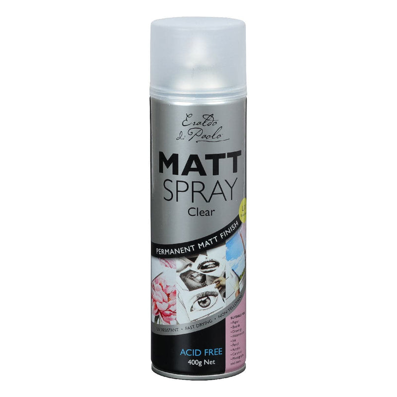 Dark Gray Eraldo Clear Matt Spray 400g Painting Accessories