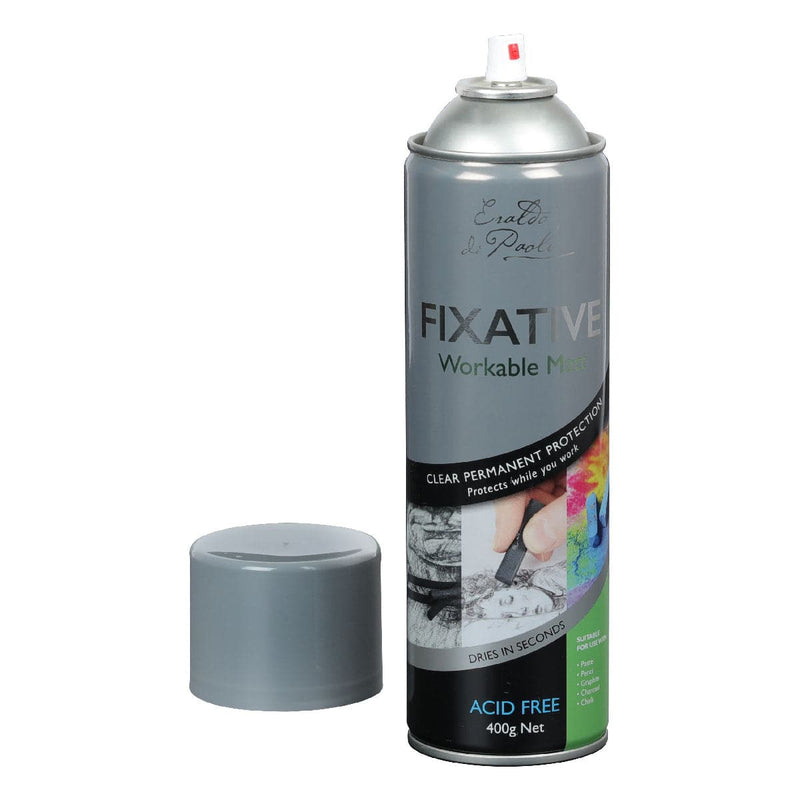 Slate Gray Eraldo Di Paolo Fixative Spray 400g Painting Accessories