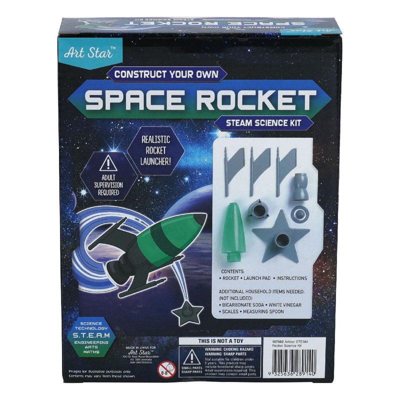 Dark Slate Gray Art Star Construct Your Own Space Rocket STEAM Science Kit Kids STEM & STEAM Kits