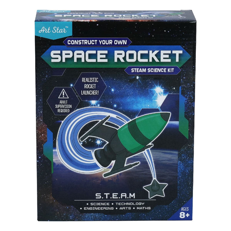 Sea Green Art Star Construct Your Own Space Rocket STEAM Science Kit Kids STEM & STEAM Kits