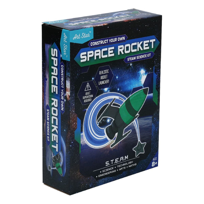 Dark Slate Gray Art Star Construct Your Own Space Rocket STEAM Science Kit Kids STEM & STEAM Kits