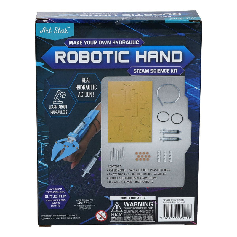 Dark Khaki Art Star Make Your Own Hydraulic Robotic Hand STEAM Science Kit Kids STEM & STEAM Kits