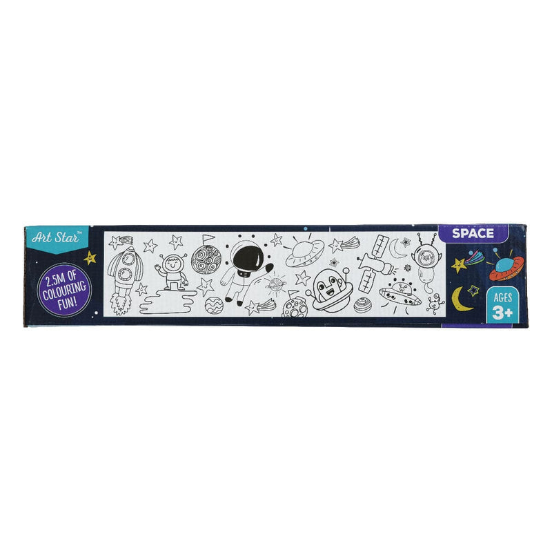 Lavender Art Star Space Colouring Roll 250cm Kids Craft Kits