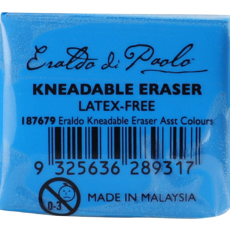 Dodger Blue Eraldo Di Paolo Kneadable Eraser Assorted Colours Drawing Accessories