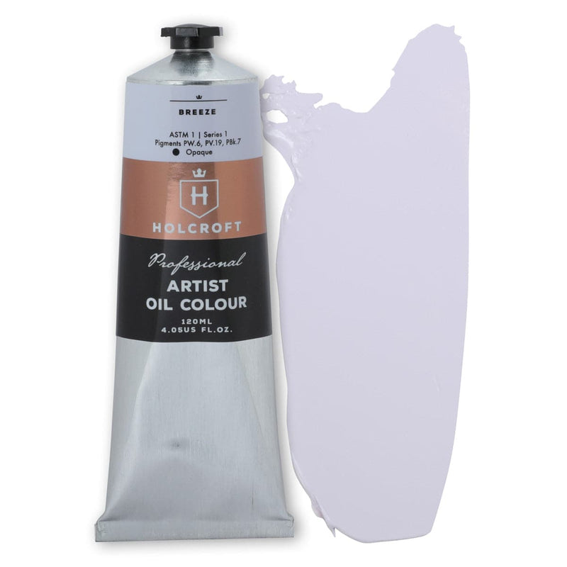 Light Gray Holcroft Artist Oil Paint 120ml - Breeze S1 Oil