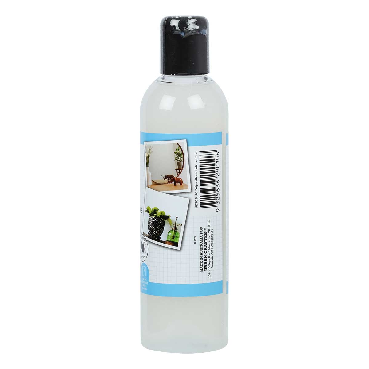 Light Gray Urban Crafter Polyurethane Satin Varnish 250ml Mediums
