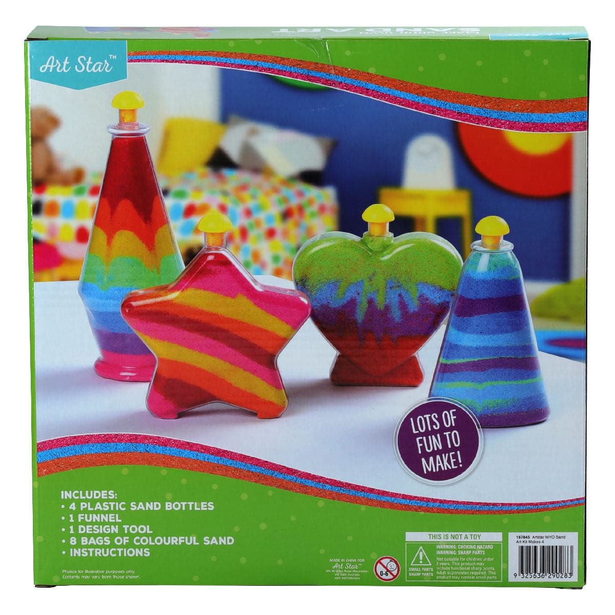 Brown Art Star Make Your Own Sand Art Kit Kids Craft Kits