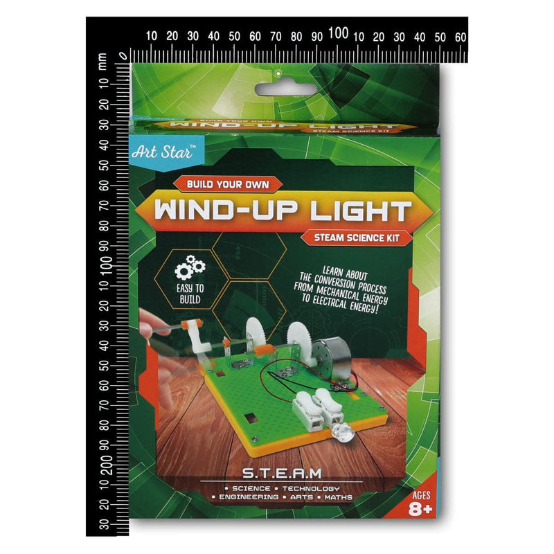 Sea Green Art Star Build Your Own Wind-Up Light STEAM Science Kit Kids STEM & STEAM Kits