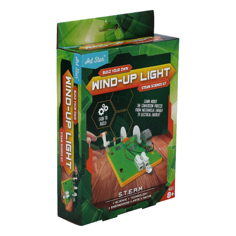 Dark Olive Green Art Star Build Your Own Wind-Up Light STEAM Science Kit Kids STEM & STEAM Kits