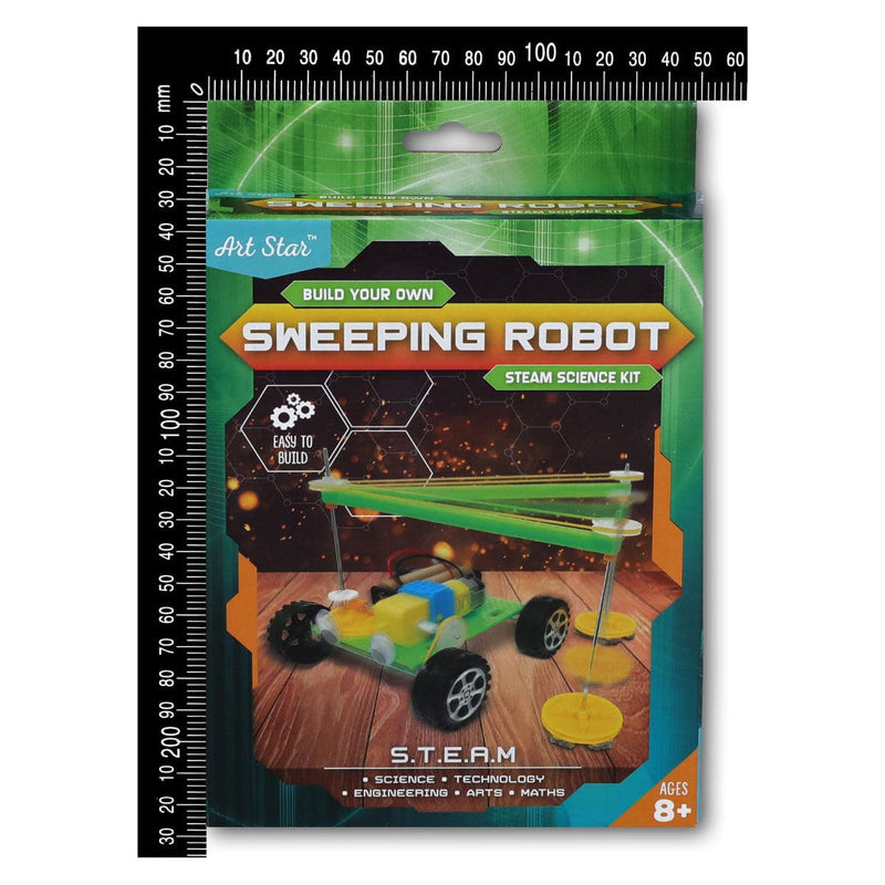 Dark Olive Green Art Star Build Your Own Sweeping Robot STEAM Science Kit Kids STEM & STEAM Kits