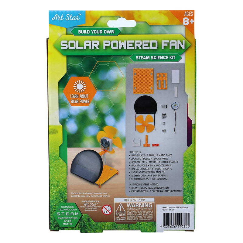 Chocolate Art Star Solar Powered Fan STEAM Kit Kids STEM & STEAM Kits