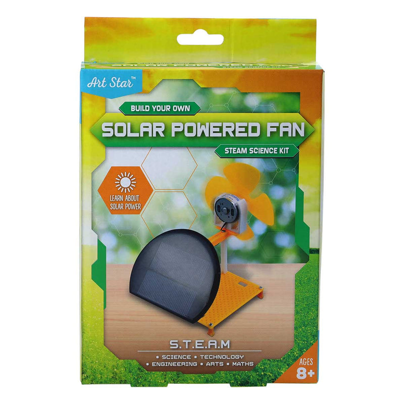 Dark Goldenrod Art Star Solar Powered Fan STEAM Kit Kids STEM & STEAM Kits