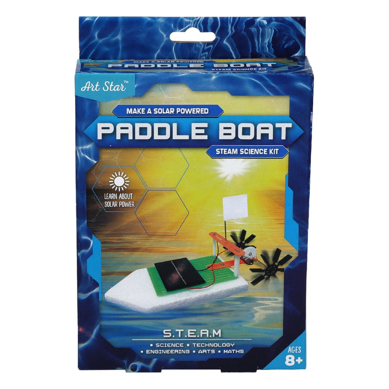 Yellow Green Art Star Make A Solar Powered Paddle Boat STEAM Science Kit Kids STEM & STEAM Kits