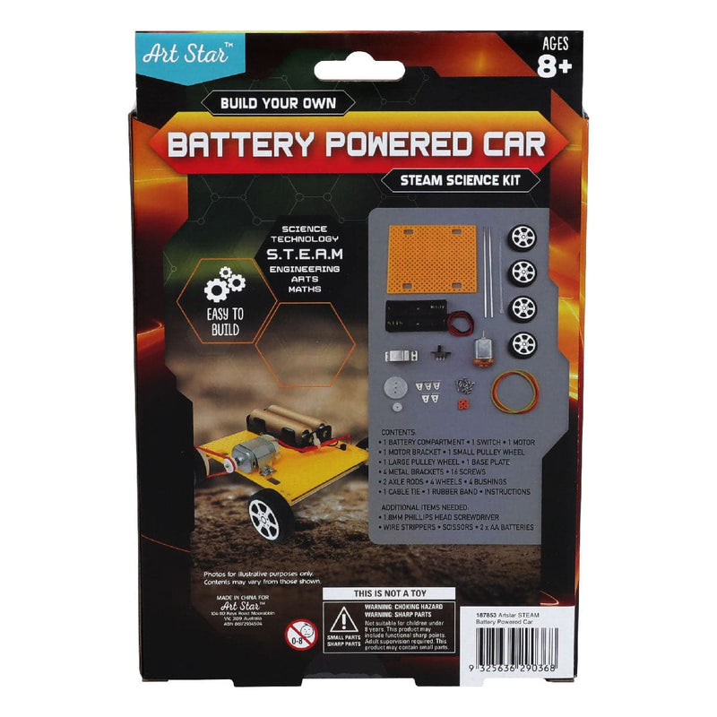 Dim Gray Art Star Build Your Own Battery Powered Car STEAM Science Kit Kids STEM & STEAM Kits