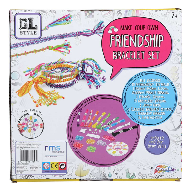Rosy Brown GL Style Make Your Own Friendship Bracelet Set Kids Craft Kits