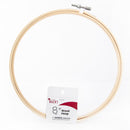 White Smoke Cousin Natural Wood Hoop 8" Needlework Hoops and Frames