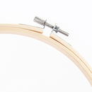 Bisque Cousin Natural Wood Hoop 8" Needlework Hoops and Frames