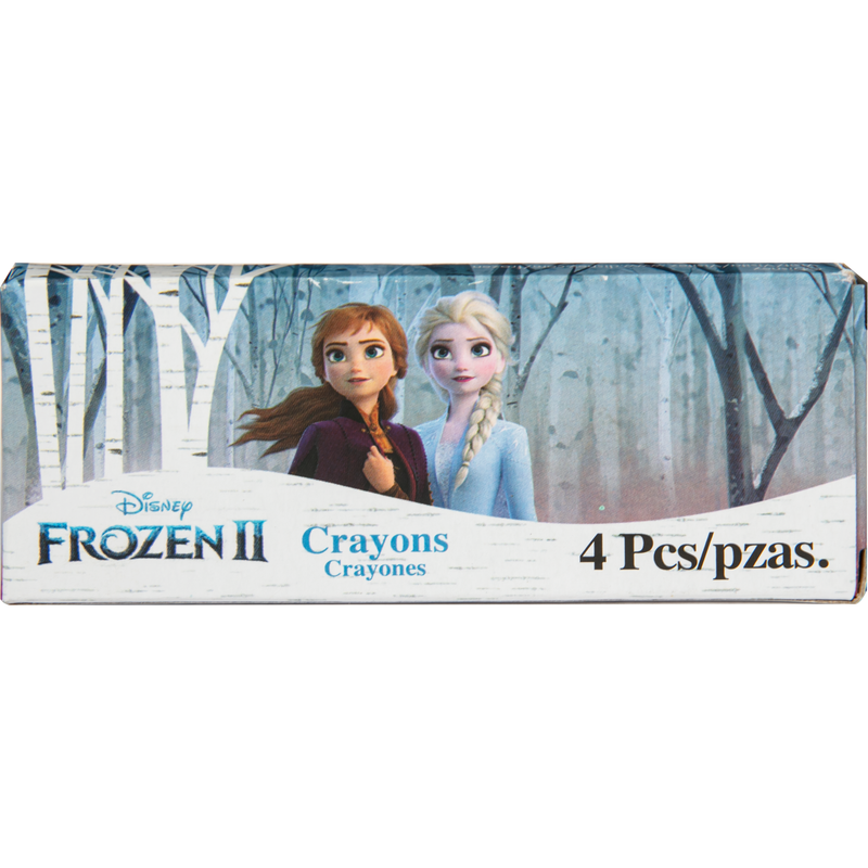 Gray Frozen 2 Crayons Assorted Colours (4 Pieces) Party Supplies