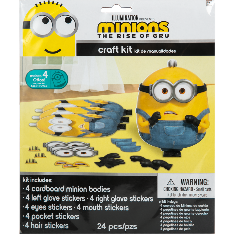 Dark Slate Gray Minions The Rise of Gru Craft Kit Party Supplies