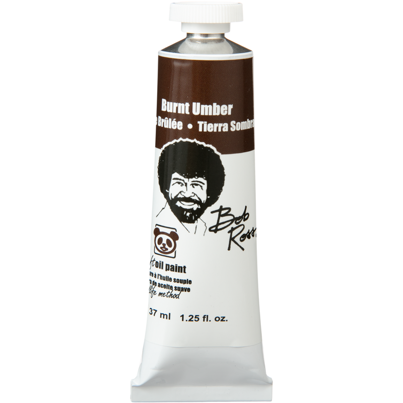 Dark Slate Gray Bob Ross Soft Oil Colour Paint 37ml - Burnt Umber Oil Paints