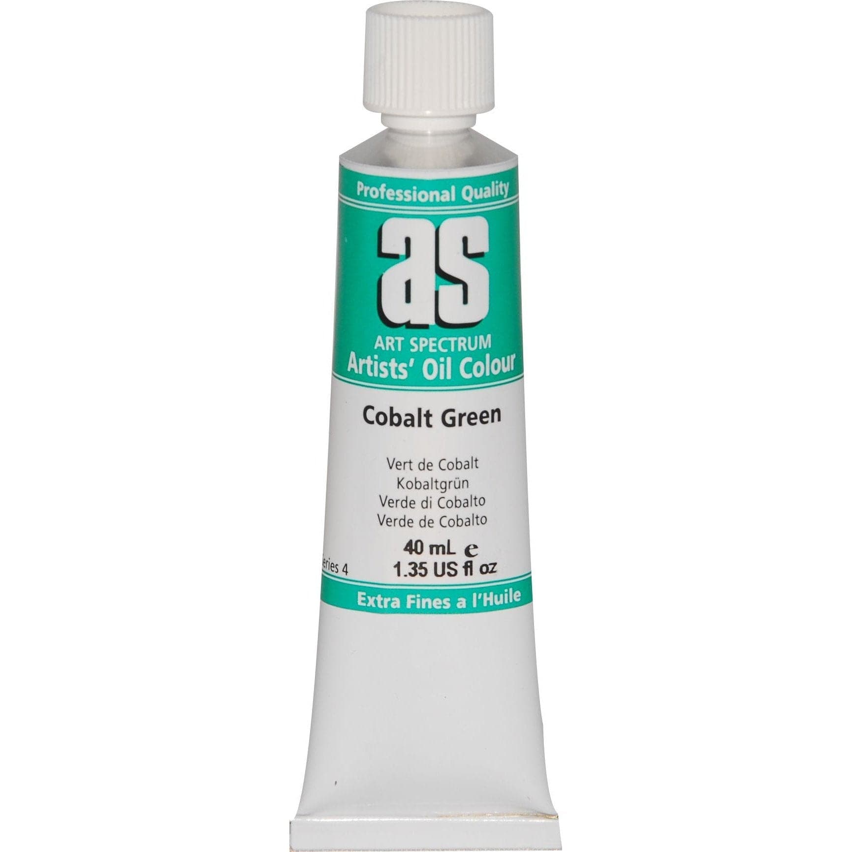 Light Sea Green Art Spectrum Oil Paint 40mL Cobalt Green  S4 Oil Paints