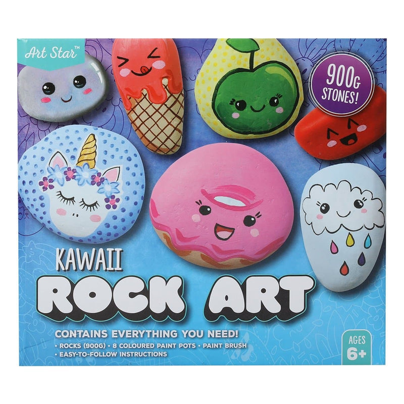 Pale Violet Red Art Star Kawaii Rock Art Kit Kids Craft Kits