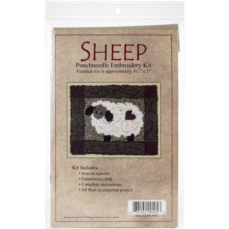 Dark Slate Gray Rachel's of Greenfield Punch Needle Kit 8x10cm 

Sheep Needlework Kits