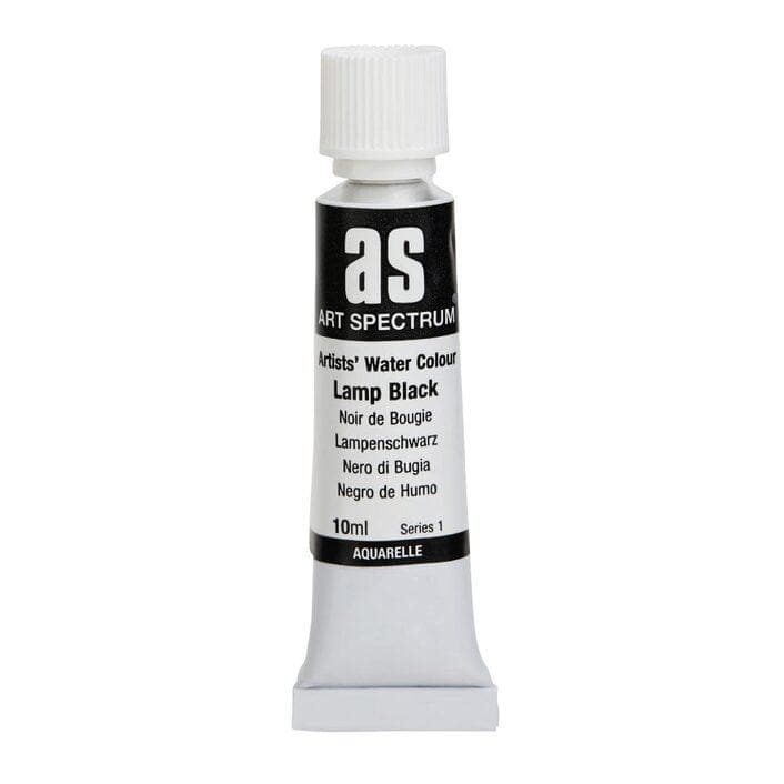 Light Gray Art Spectrum Artists  Watercolour Paint Lamp Black  S1 Watercolour Paints